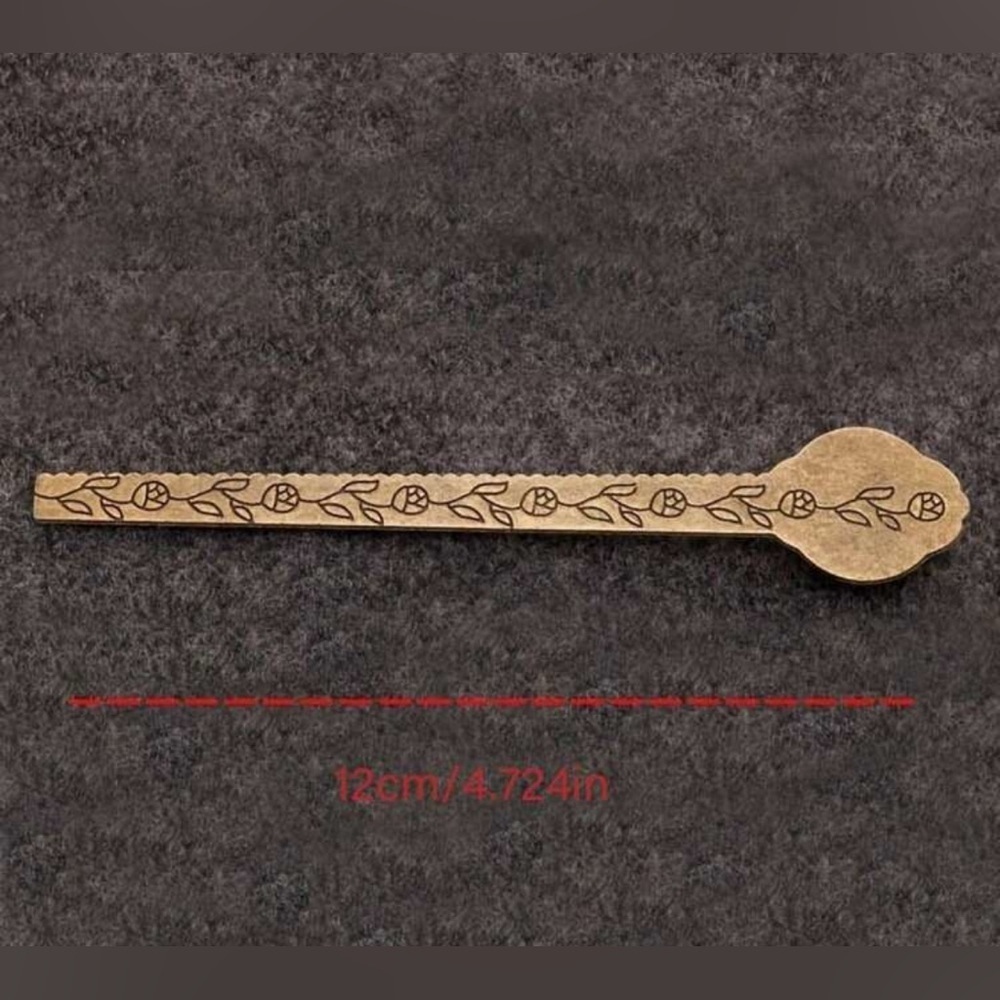 NEW Vintage Style Dried Flowers Bookmark and Ruler Multiple Colors Available - Picture 2 of 8
